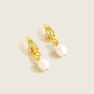 J Crew Freshwater Pearl Earrings NWT